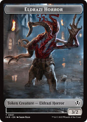 Eldrazi Horror // Human Soldier (0003) Double-Sided Token [Innistrad Remastered Tokens] | Card Merchant Takapuna