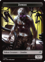 Zombie (0011) // Zombie (0012) Double-Sided Token [Innistrad Remastered Tokens] | Card Merchant Takapuna