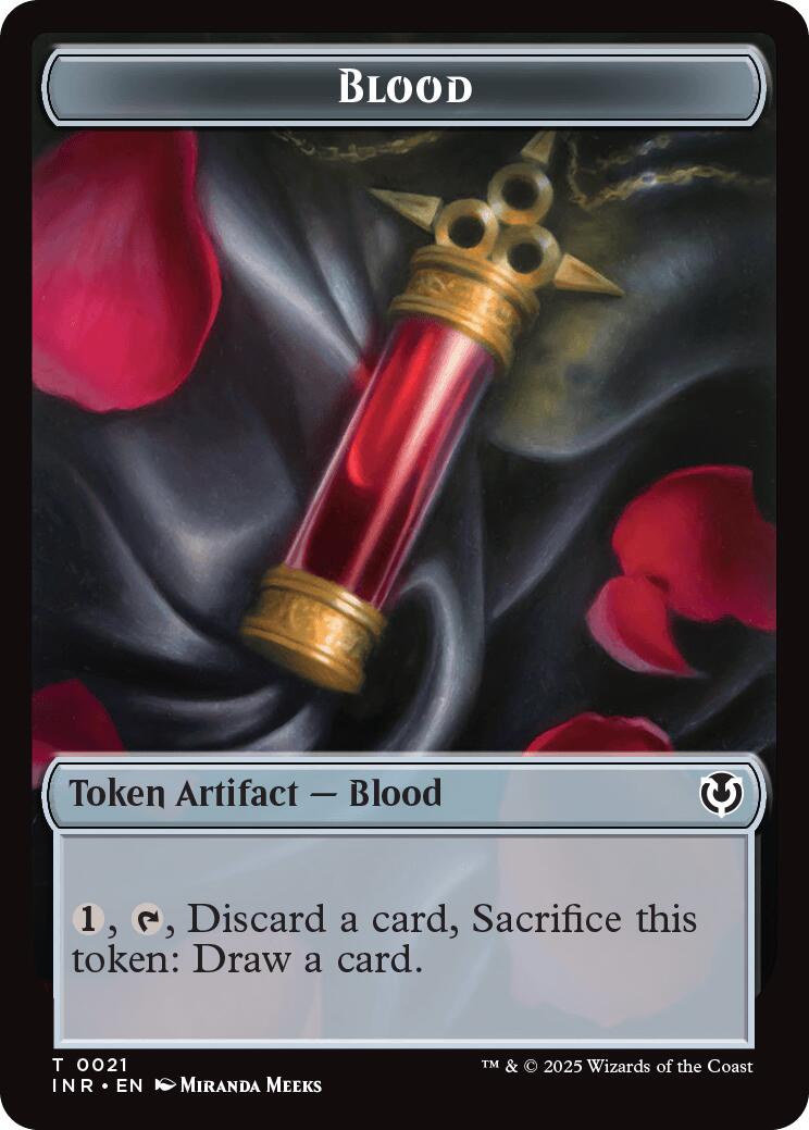 Blood // Clue Double-Sided Token [Innistrad Remastered Tokens] | Card Merchant Takapuna