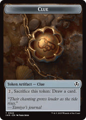 Blood // Clue Double-Sided Token [Innistrad Remastered Tokens] | Card Merchant Takapuna