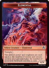 Elemental // Human (0014) Double-Sided Token [Innistrad Remastered Tokens] | Card Merchant Takapuna