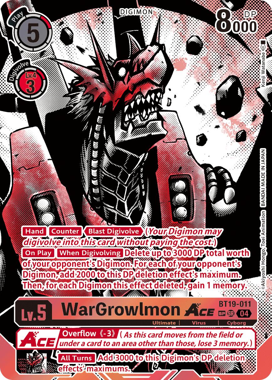 WarGrowlmon ACE [BT19-011] (Textured) [Release Special Booster Ver.2.5] | Card Merchant Takapuna