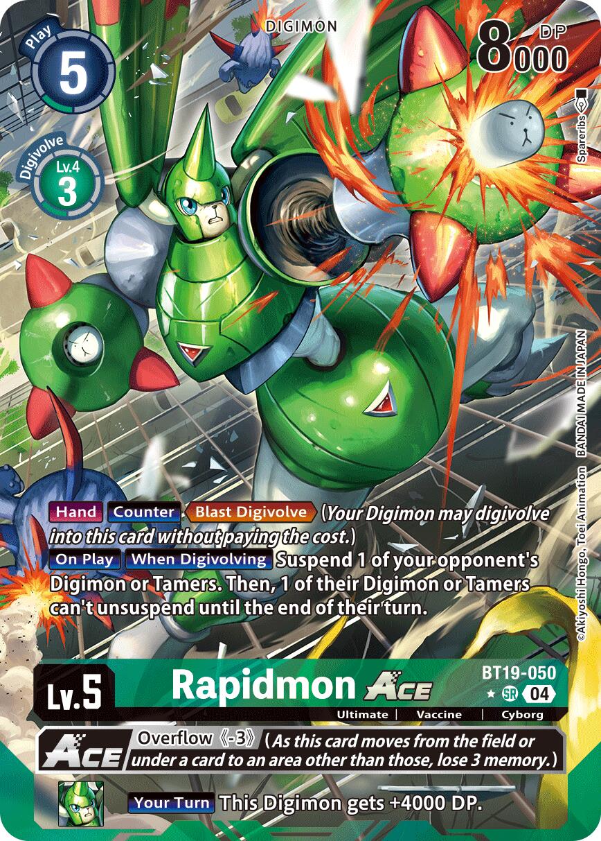 Rapidmon ACE [BT19-050] (Alternate Art) [Release Special Booster Ver.2.5] | Card Merchant Takapuna