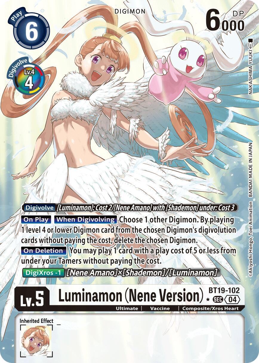 Luminamon [BT19-102] (Nene Version) (Alternate Art) [Release Special Booster Ver.2.5] | Card Merchant Takapuna