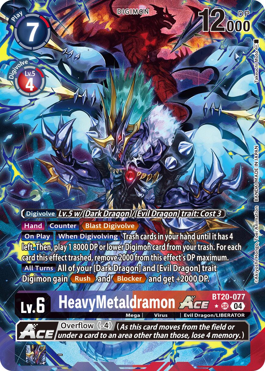 HeavyMetaldramon ACE [BT20-077] (Alternate Art) [Release Special Booster Ver.2.5] | Card Merchant Takapuna