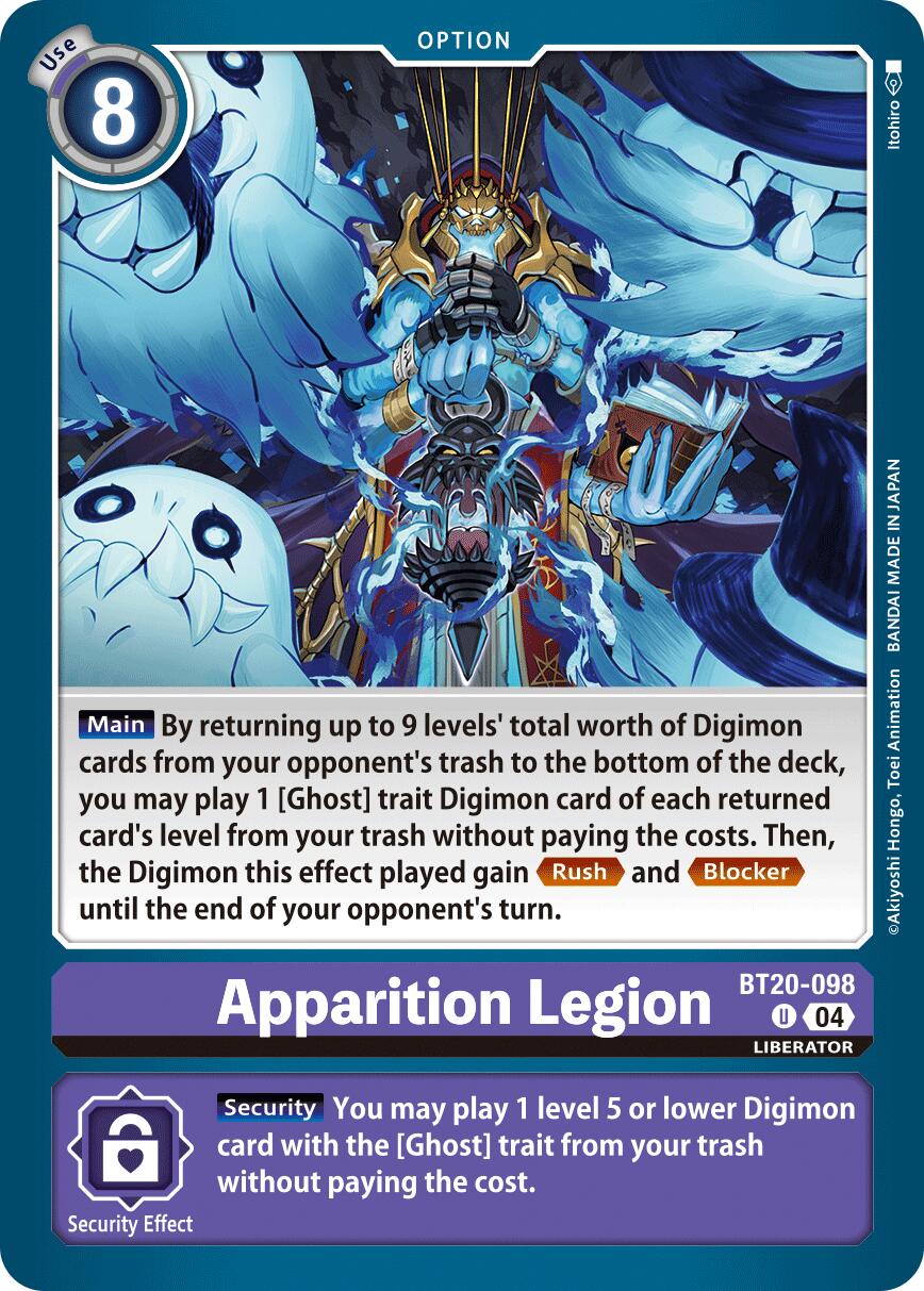 Apparition Legion [BT20-098] [Release Special Booster Ver.2.5] | Card Merchant Takapuna