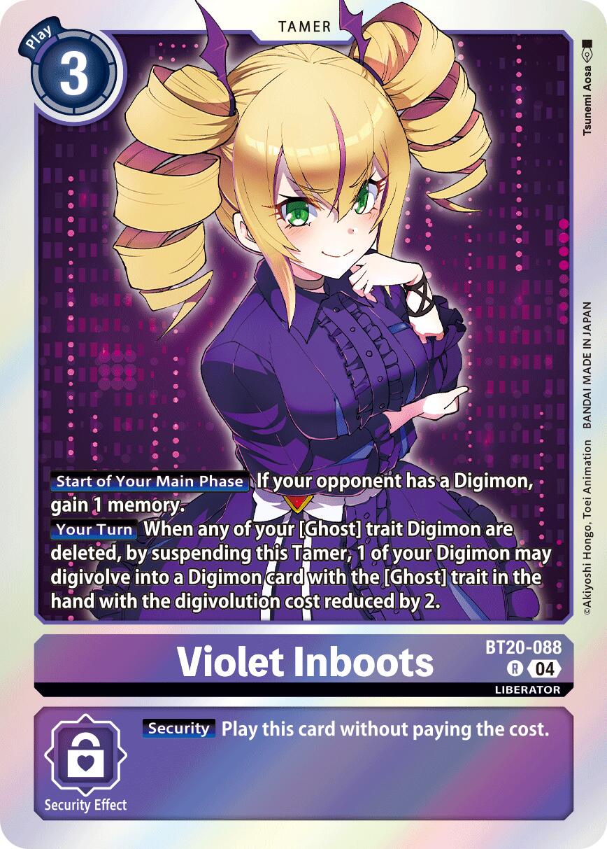 Violet Inboots [BT20-088] - BT20-088 [Release Special Booster Ver.2.5] | Card Merchant Takapuna
