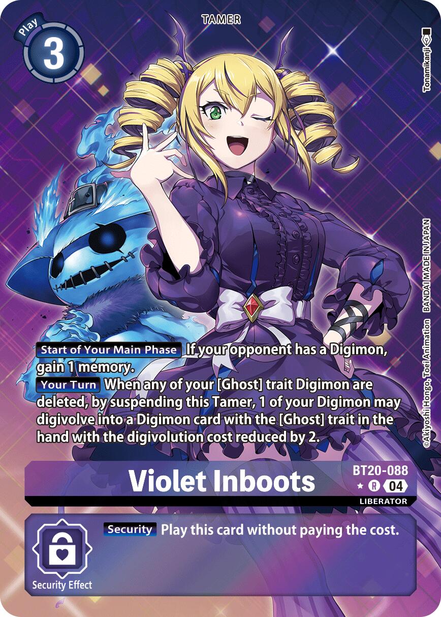 Violet Inboots [BT20-088] - BT20-088 (Alternate Art) [Release Special Booster Ver.2.5] | Card Merchant Takapuna