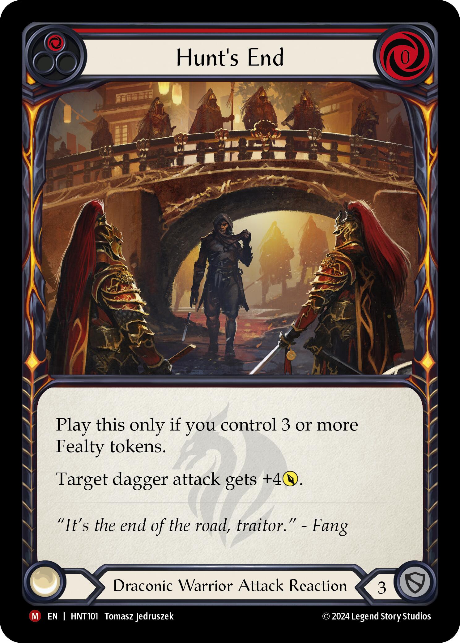 Hunt's End [HNT101] (The Hunted)  Rainbow Foil | Card Merchant Takapuna