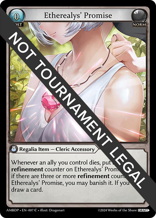Etherealys' Promise (007) [Mortal Ambition Draft Pack] | Card Merchant Takapuna