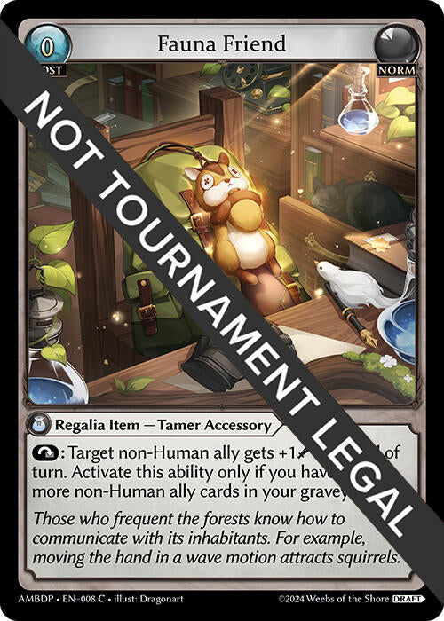 Fauna Friend (008) [Mortal Ambition Draft Pack] | Card Merchant Takapuna