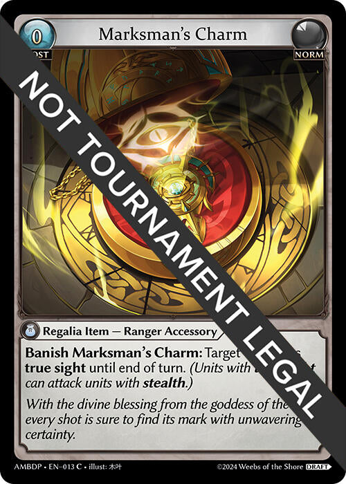 Marksman's Charm (013) [Mortal Ambition Draft Pack] | Card Merchant Takapuna