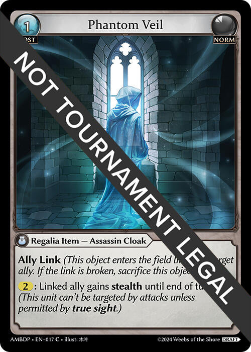 Phantom Veil (017) [Mortal Ambition Draft Pack] | Card Merchant Takapuna