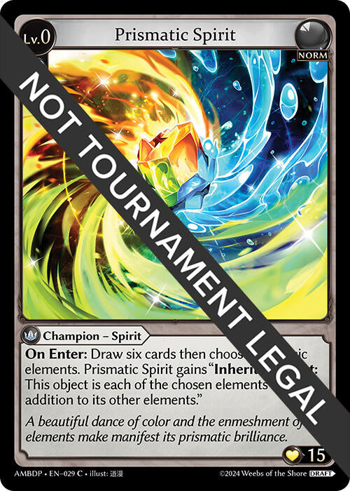 Prismatic Spirit (029) [Mortal Ambition Draft Pack] | Card Merchant Takapuna