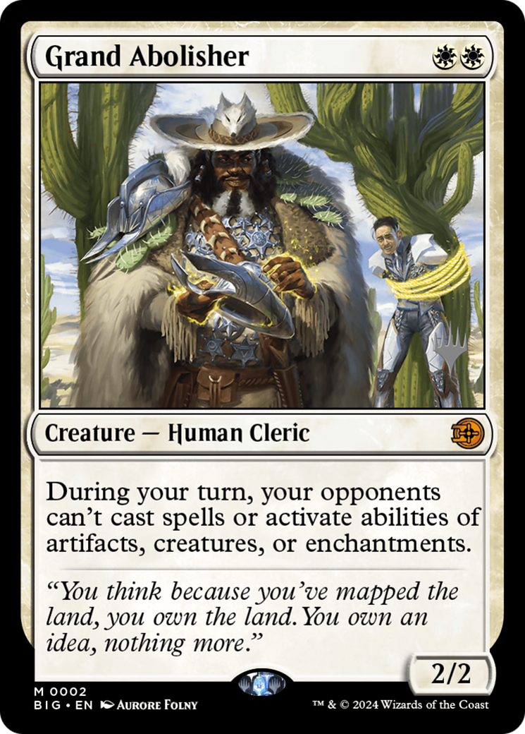 Grand Abolisher [Lorwyn Eclipsed Promos] | Card Merchant Takapuna