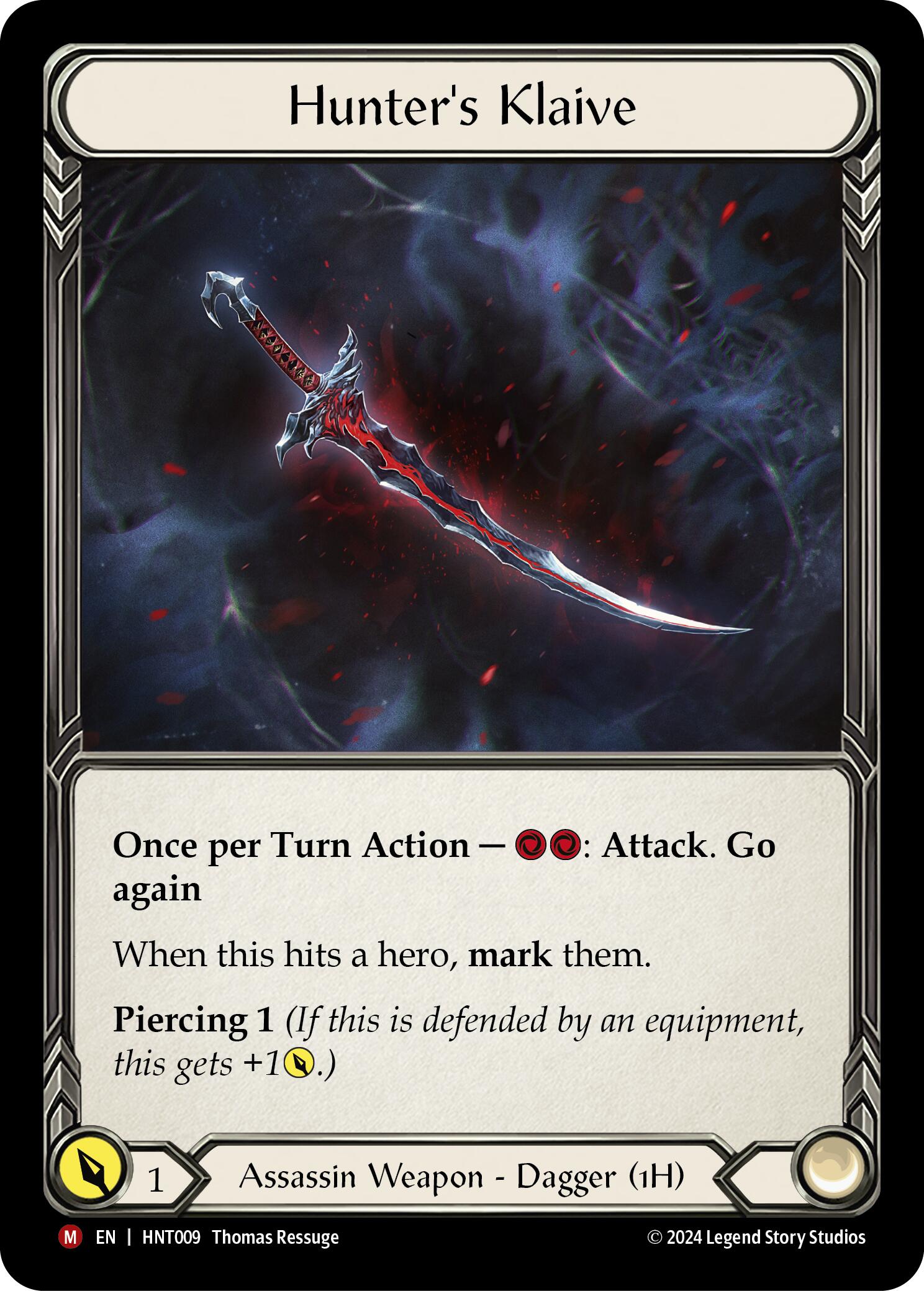 Hunter's Klaive [HNT009] (The Hunted)  Cold Foil | Card Merchant Takapuna