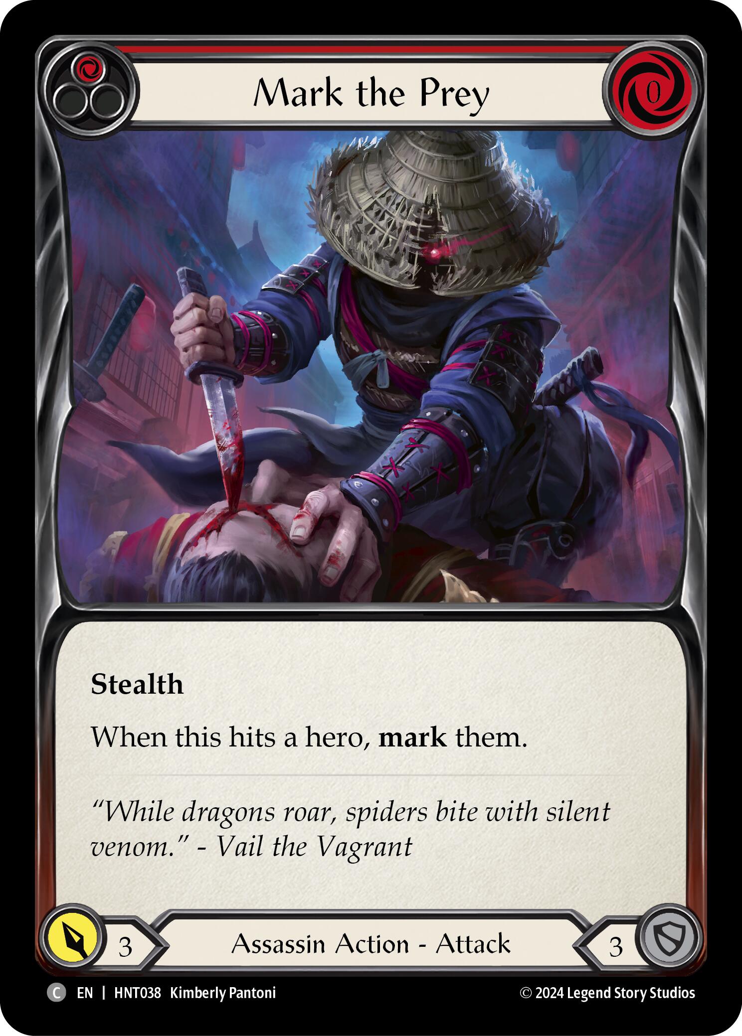 Mark the Prey (Red) [HNT038] (The Hunted) | Card Merchant Takapuna