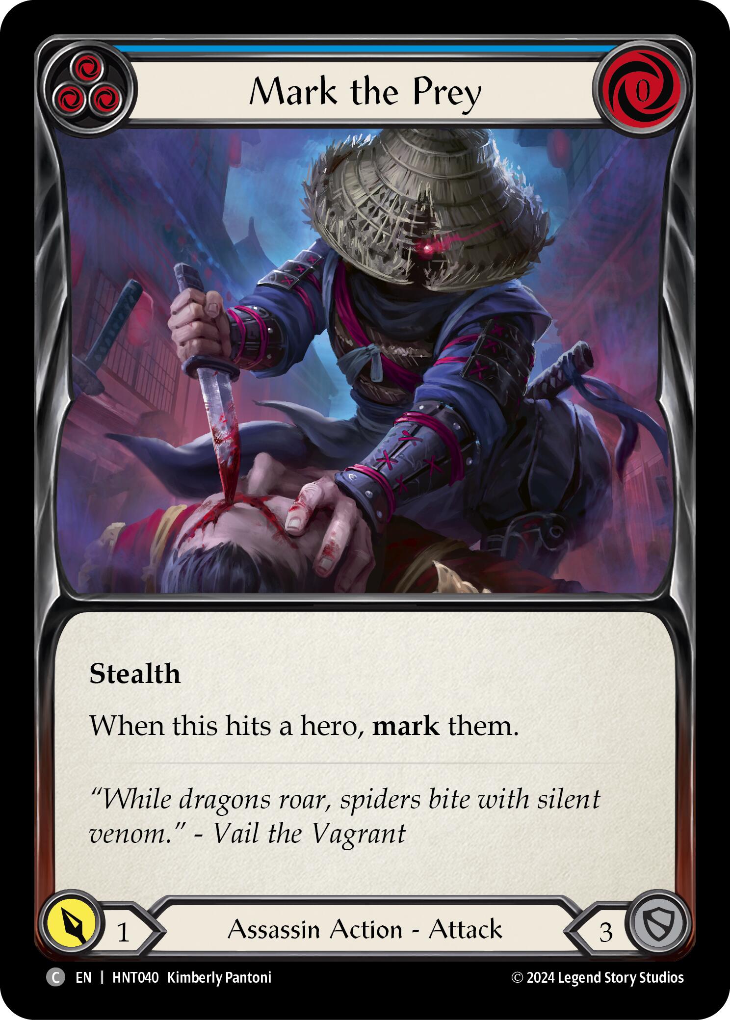 Mark the Prey (Blue) [HNT040] (The Hunted) | Card Merchant Takapuna