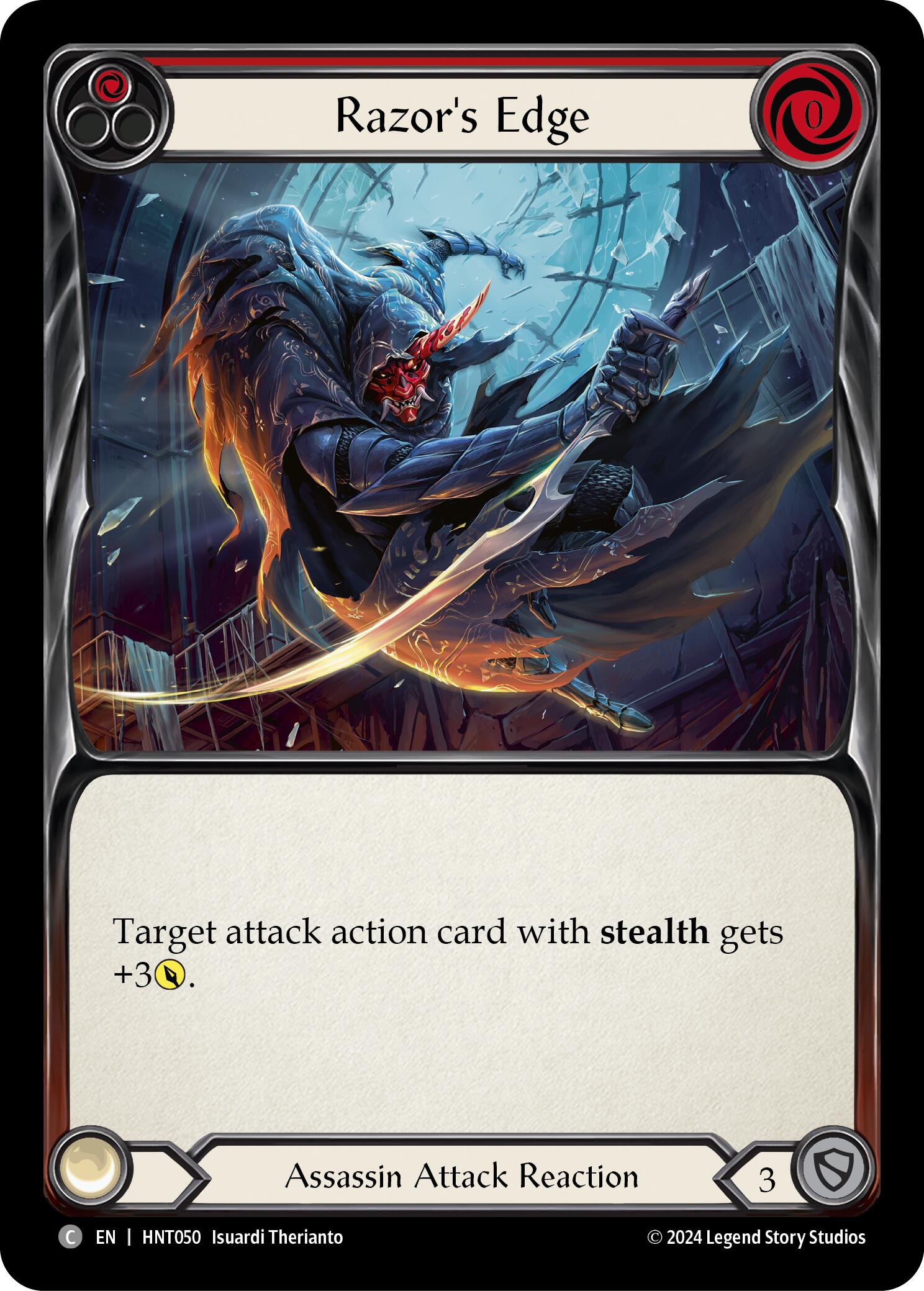 Razor's Edge (Red) [HNT050] (The Hunted) | Card Merchant Takapuna
