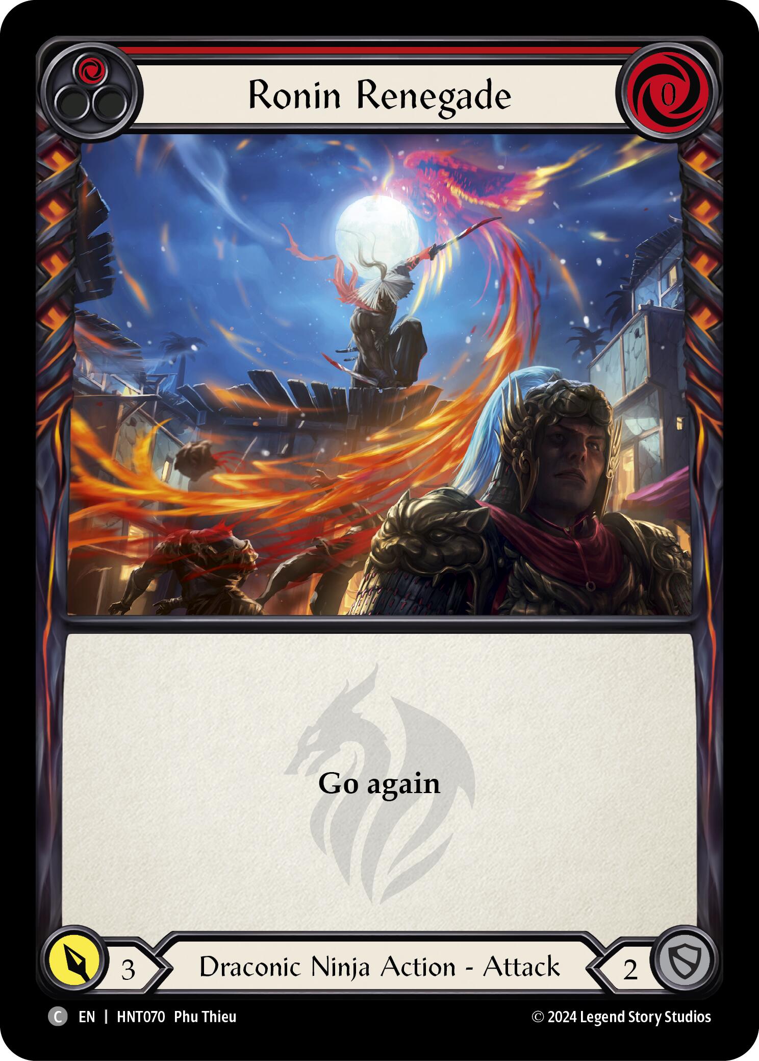 Ronin Renegade (Red) [HNT070] (The Hunted) | Card Merchant Takapuna