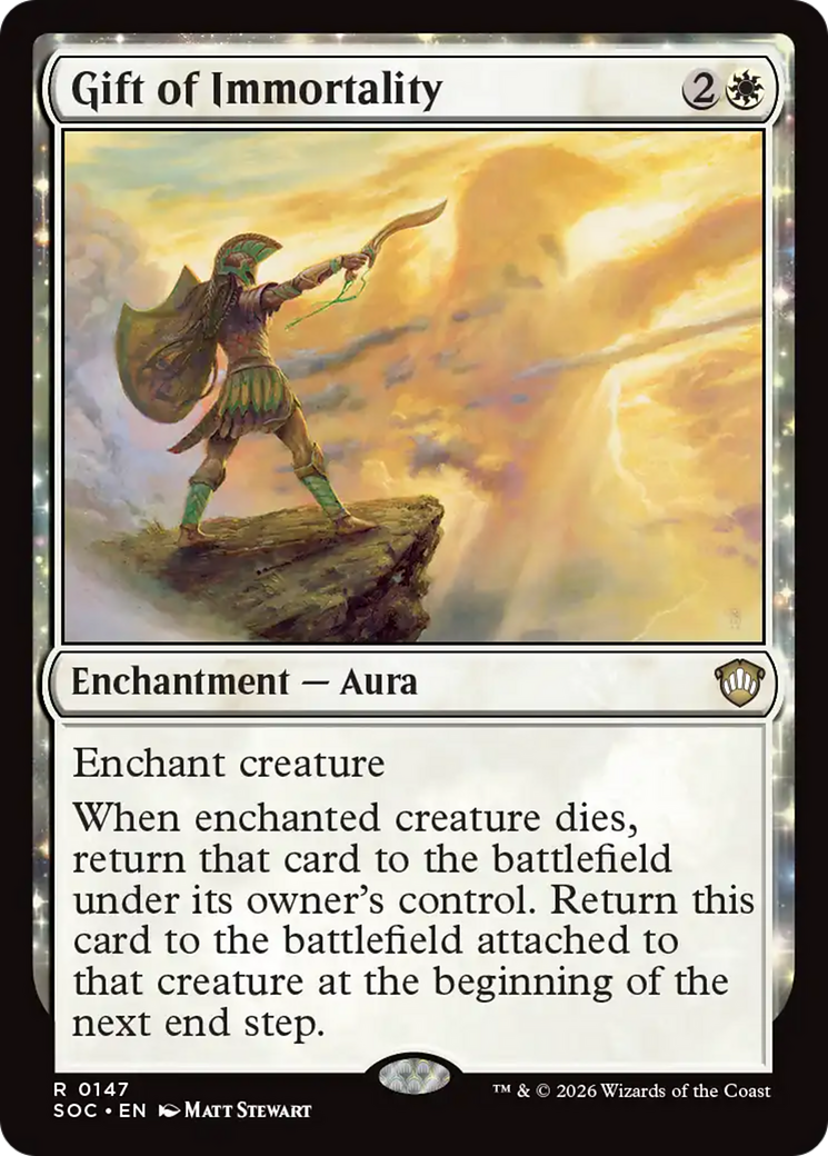 Gift of Immortality [Secrets of Strixhaven Commander] | Card Merchant Takapuna