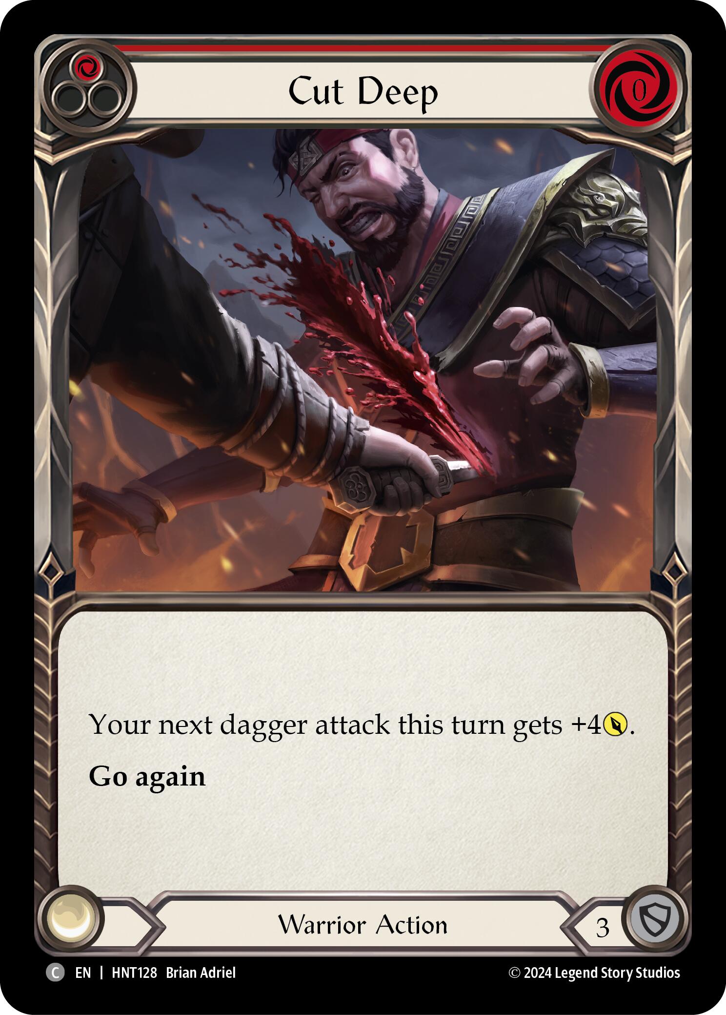 Cut Deep (Red) [HNT128] (The Hunted) | Card Merchant Takapuna