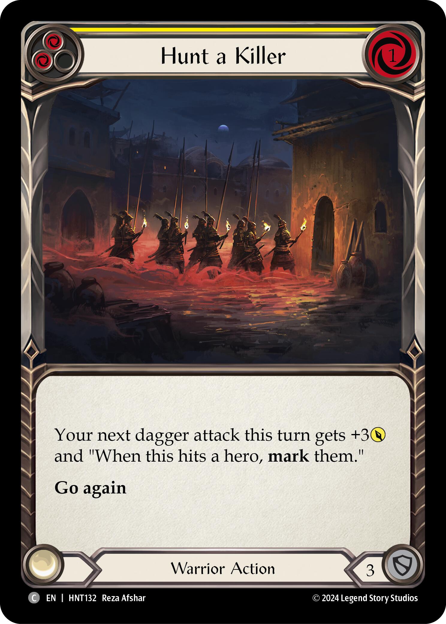 Hunt a Killer (Yellow) [HNT132] (The Hunted) | Card Merchant Takapuna