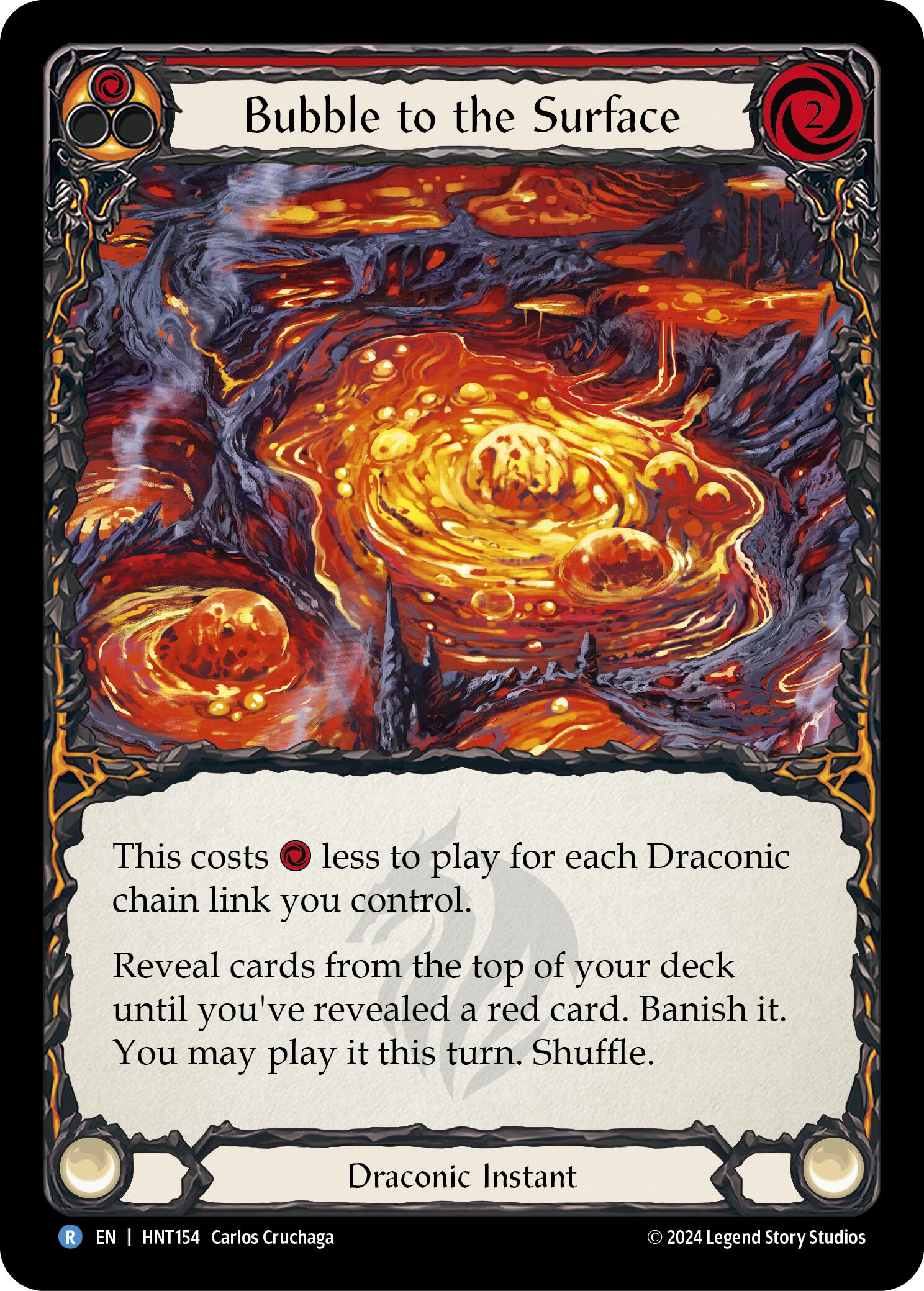 Bubble to the Surface (Red) [HNT154] (The Hunted) | Card Merchant Takapuna