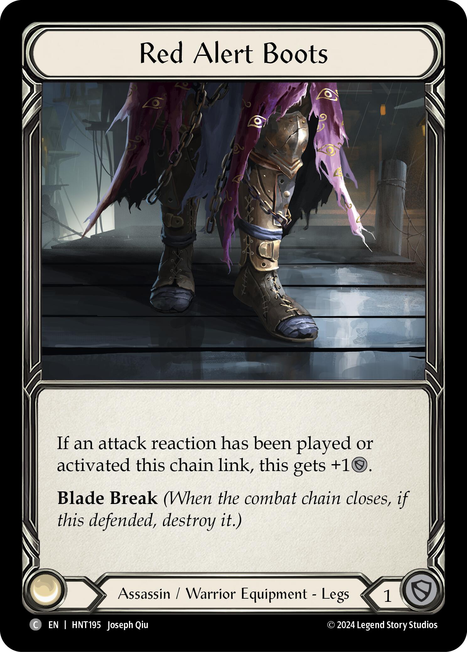Red Alert Boots [HNT195] (The Hunted) | Card Merchant Takapuna
