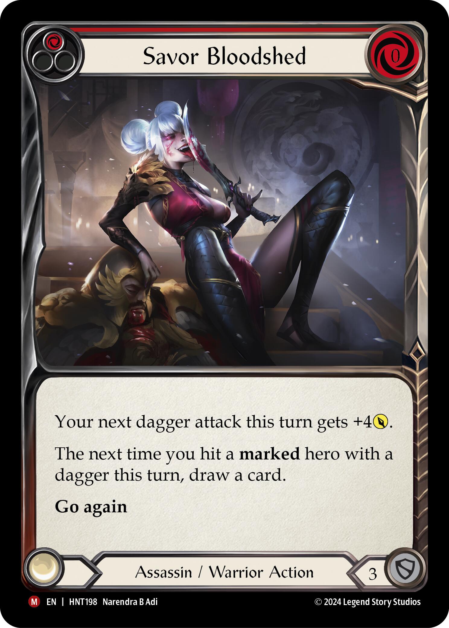 Savor Bloodshed [HNT198] (The Hunted) | Card Merchant Takapuna