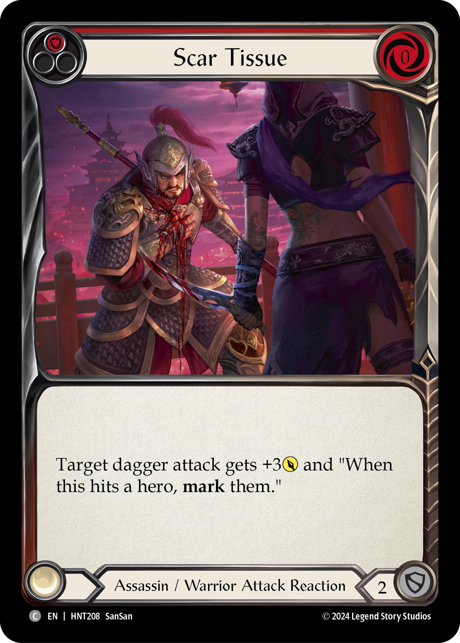 Scar Tissue (Red) [HNT208] (The Hunted) | Card Merchant Takapuna
