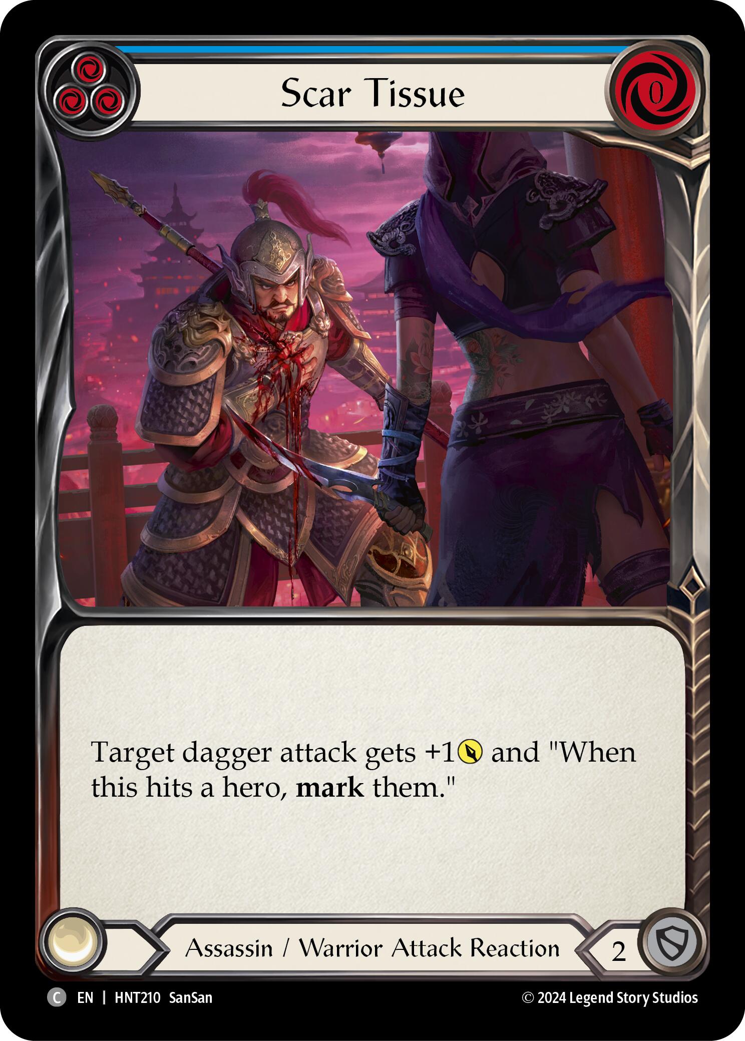 Scar Tissue (Blue) [HNT210] (The Hunted) | Card Merchant Takapuna