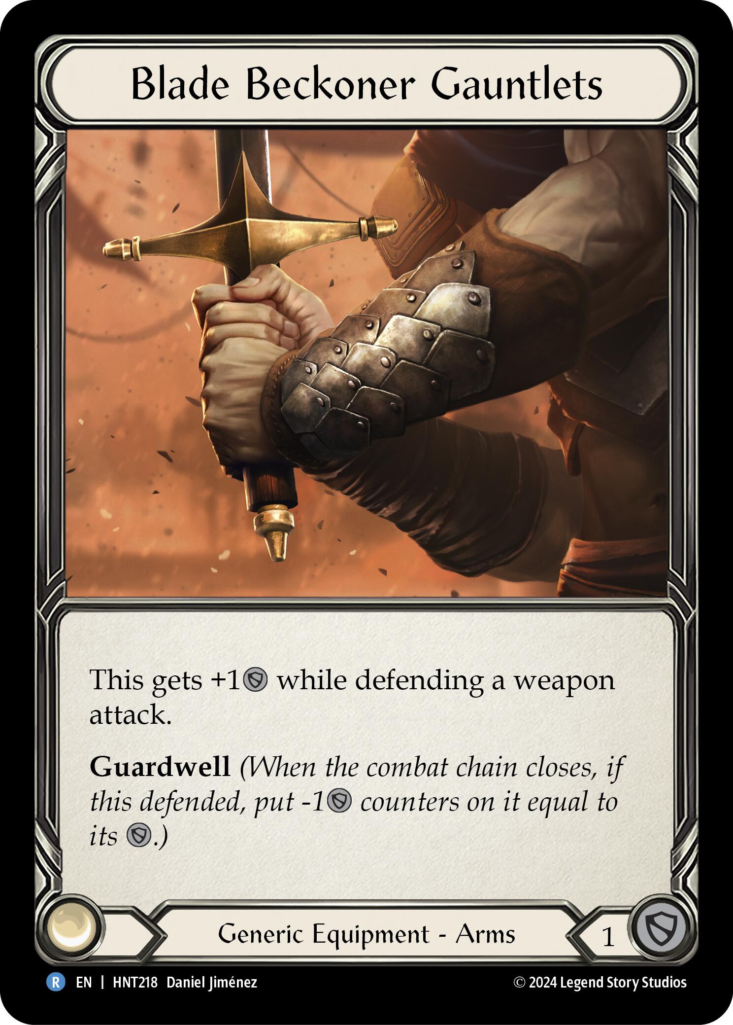 Blade Beckoner Gauntlets [HNT218] (The Hunted) | Card Merchant Takapuna