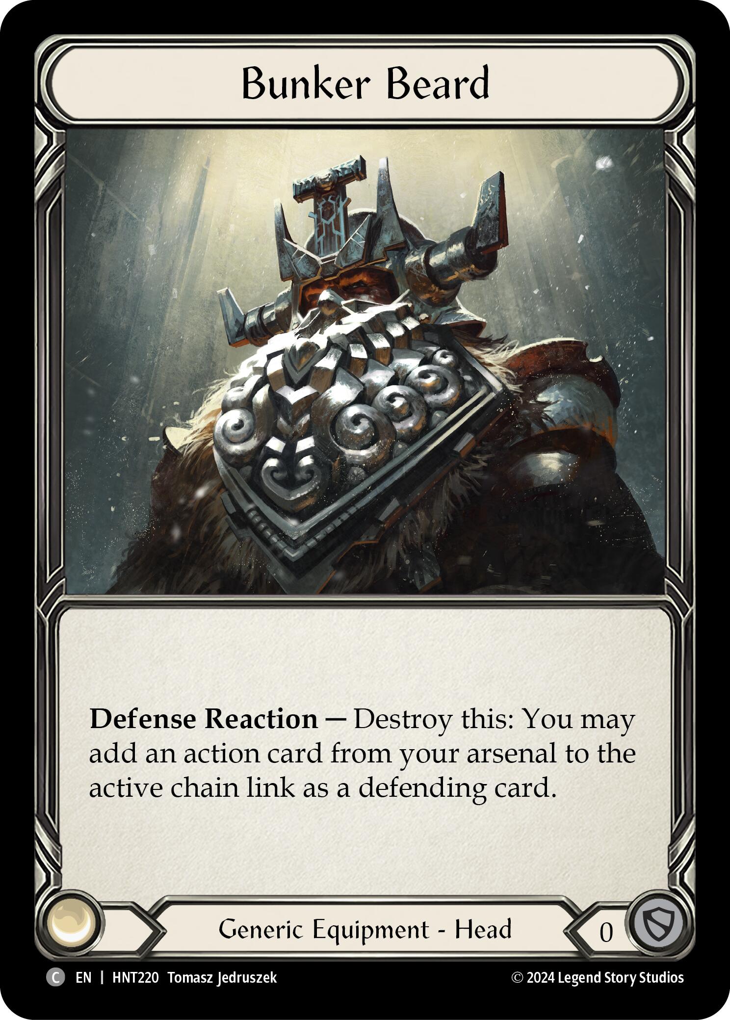 Bunker Beard [HNT220] (The Hunted)  Cold Foil | Card Merchant Takapuna