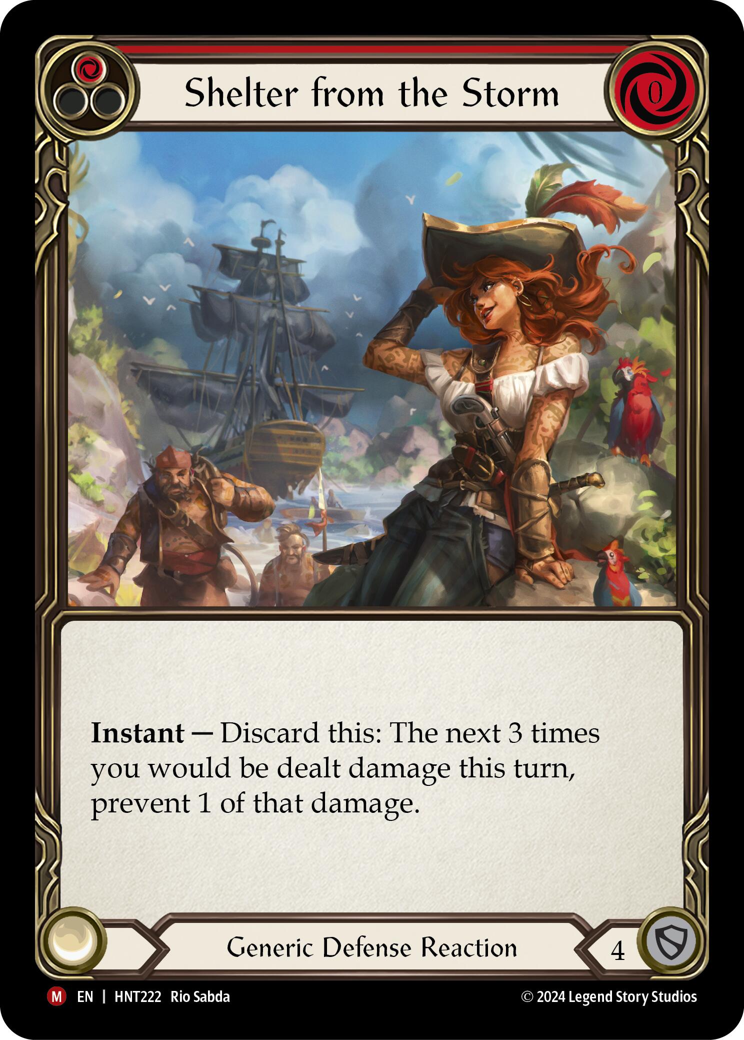Shelter from the Storm [HNT222] (The Hunted)  Rainbow Foil | Card Merchant Takapuna