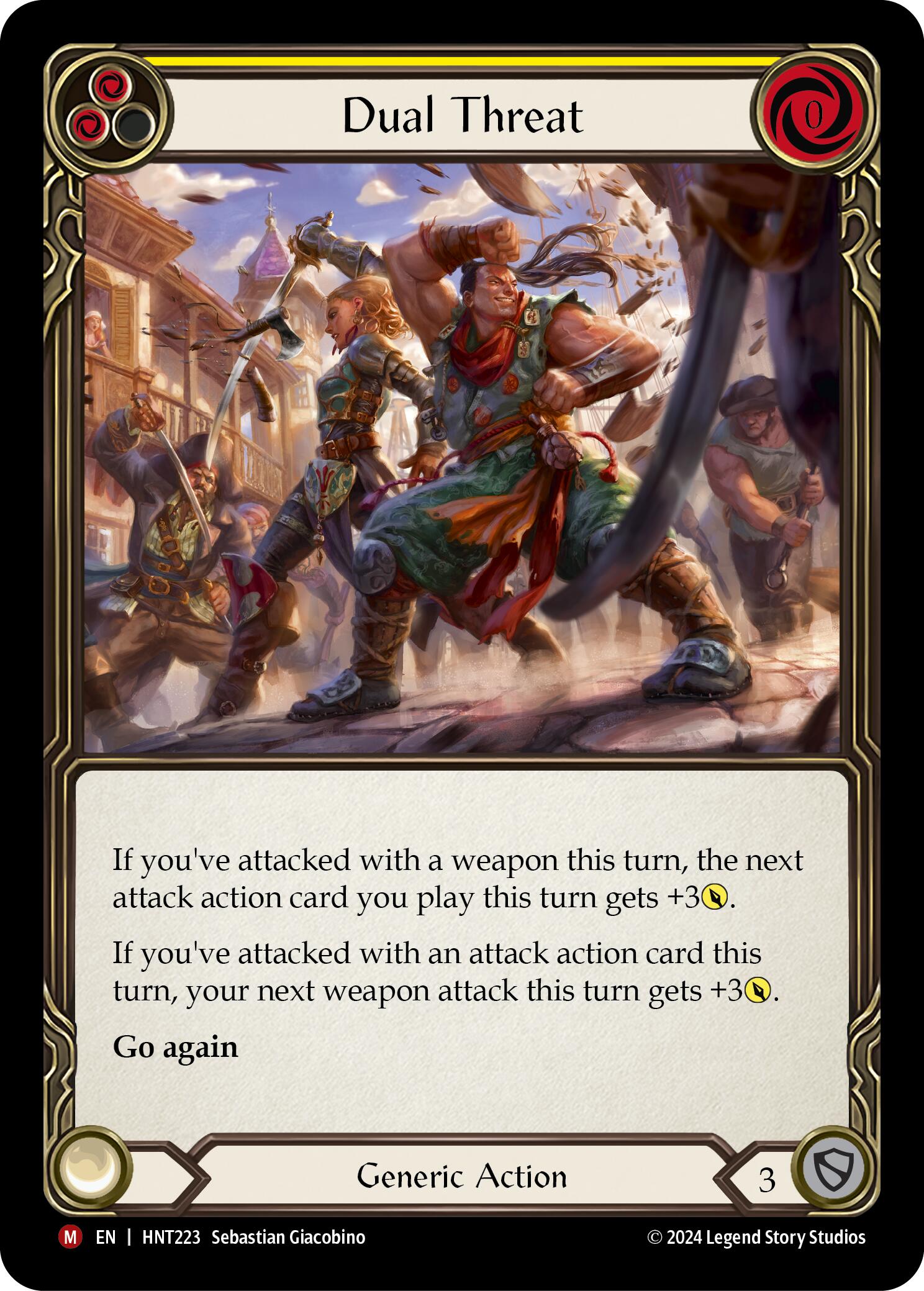 Dual Threat [HNT223] (The Hunted)  Rainbow Foil | Card Merchant Takapuna