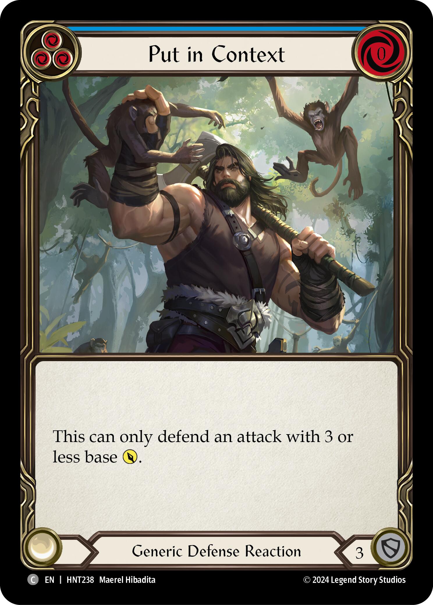 Put in Context (Blue) [HNT238] (The Hunted) | Card Merchant Takapuna