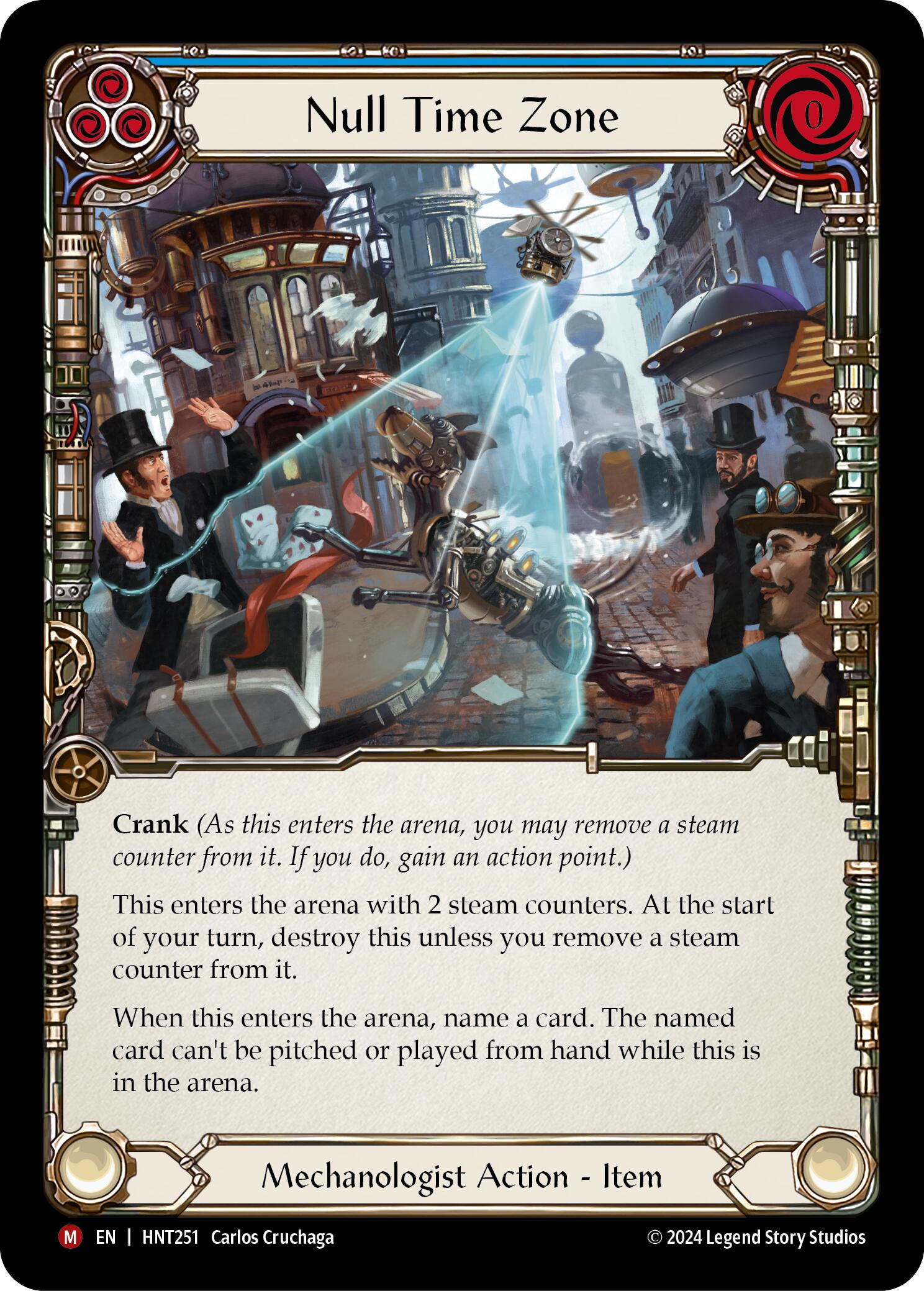 Null Time Zone [HNT251] (The Hunted)  Cold Foil | Card Merchant Takapuna