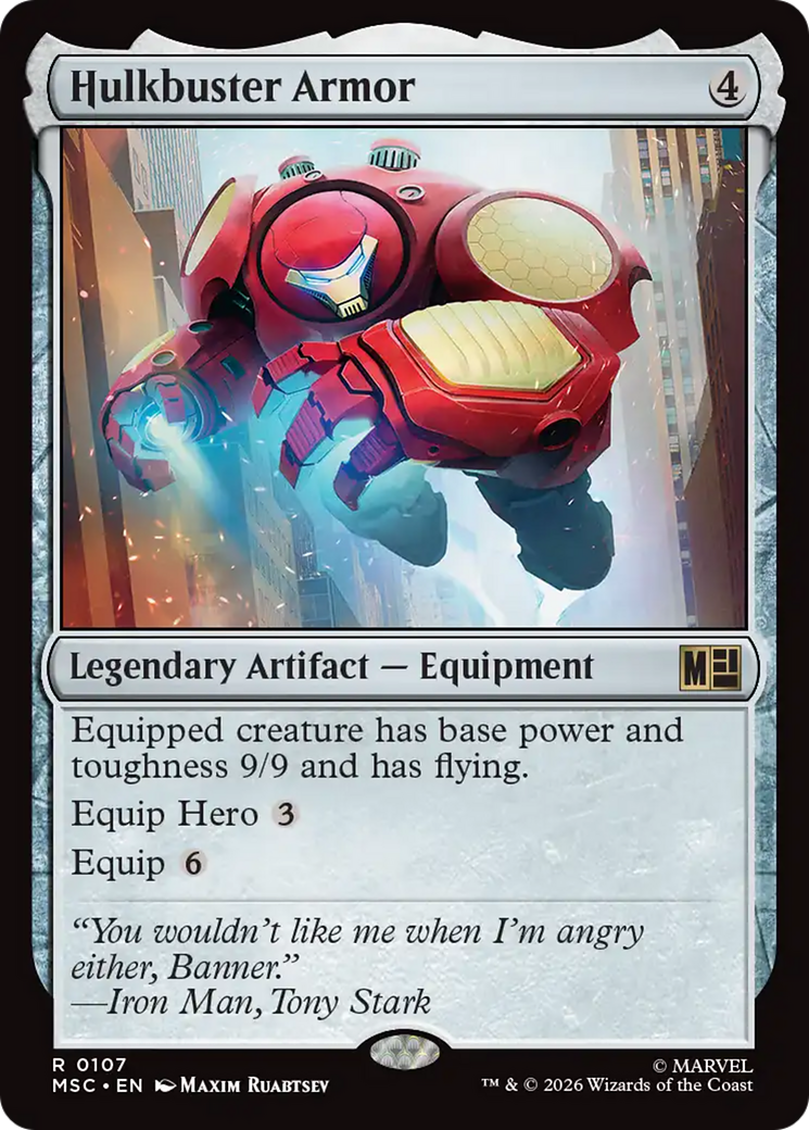 Hulkbuster Armor [Marvel Super Heroes Commander] | Card Merchant Takapuna