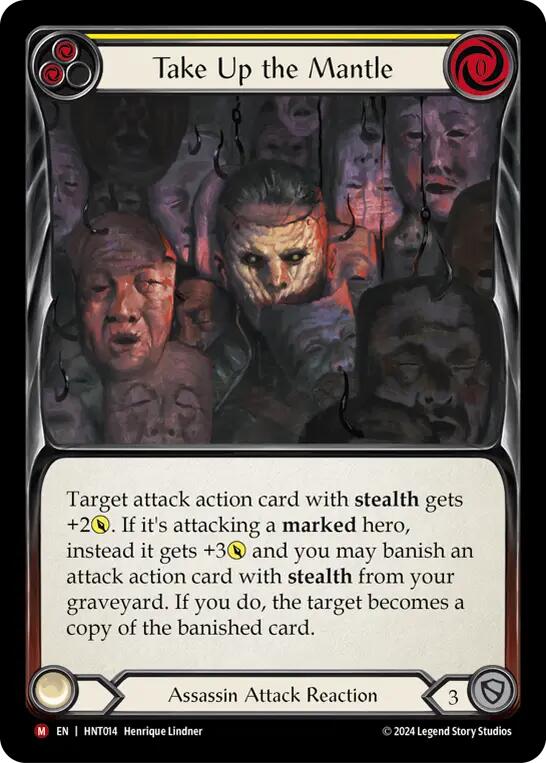 Take Up the Mantle [HNT014] (The Hunted) | Card Merchant Takapuna