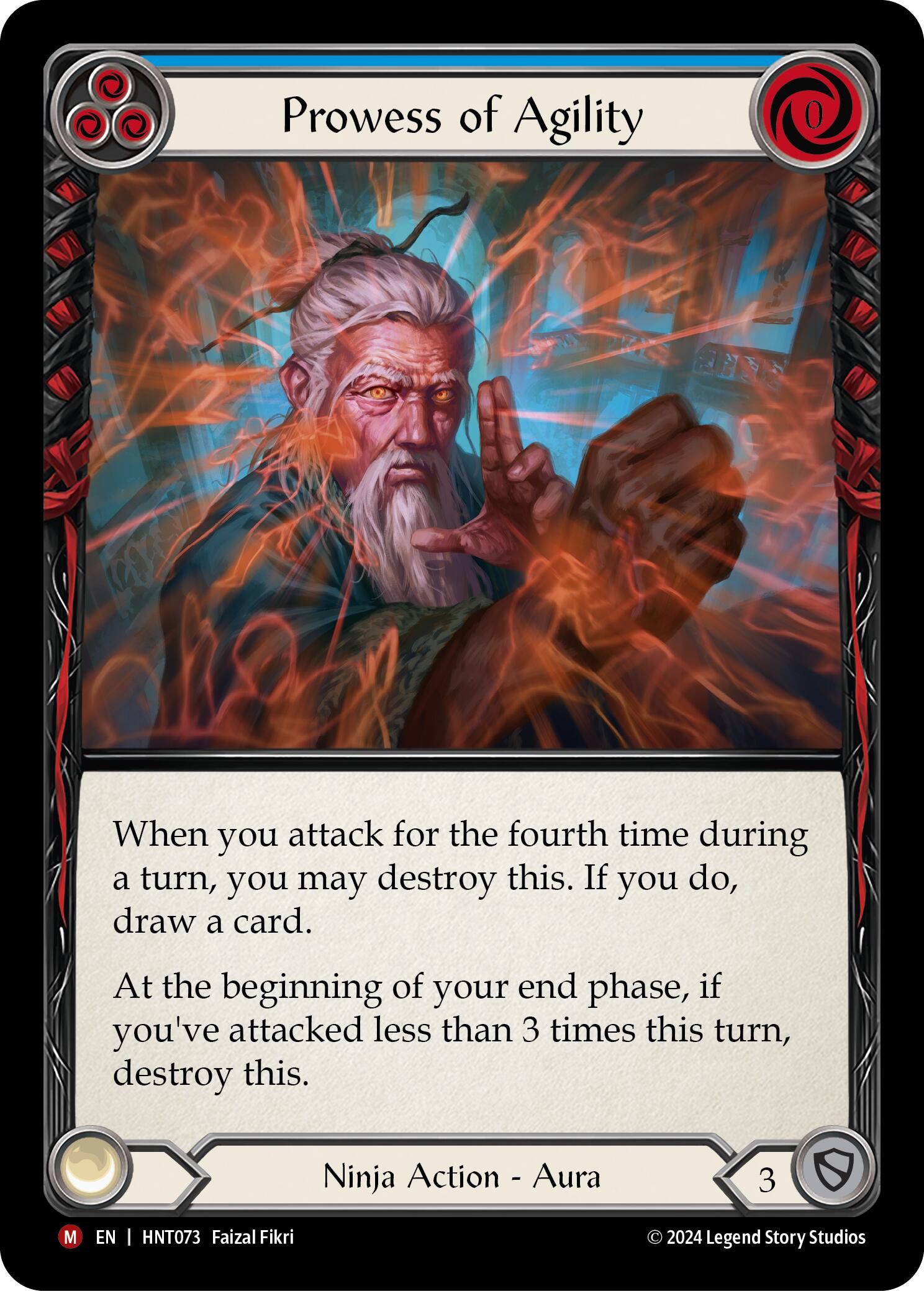 Prowess of Agility [HNT073] (The Hunted) | Card Merchant Takapuna