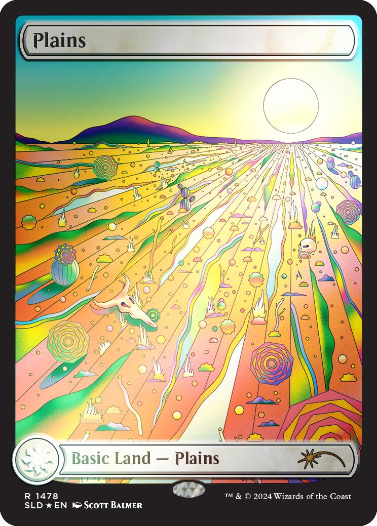 Plains (1478) (Rainbow Foil) [Secret Lair Drop Series] | Card Merchant Takapuna