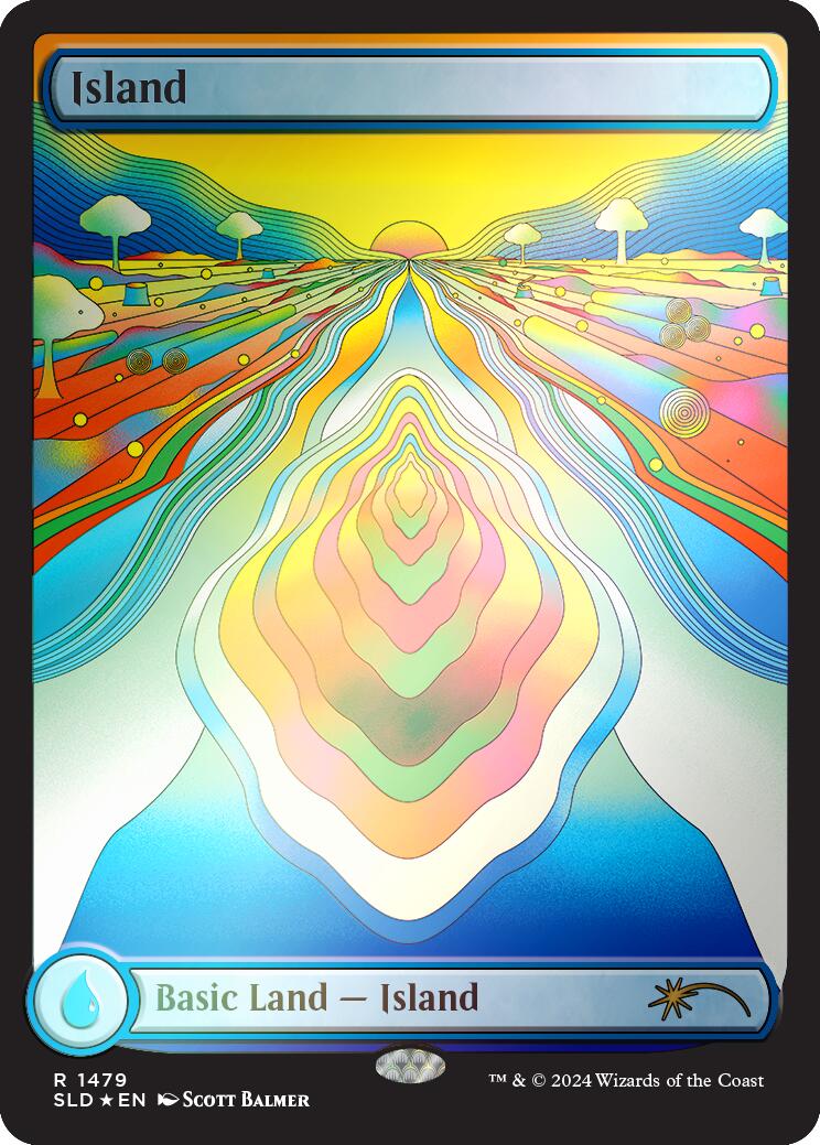 Island (1479) (Rainbow Foil) [Secret Lair Drop Series] | Card Merchant Takapuna