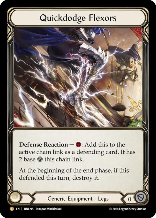 Quickdodge Flexors [HNT215] (The Hunted)  Rainbow Foil | Card Merchant Takapuna
