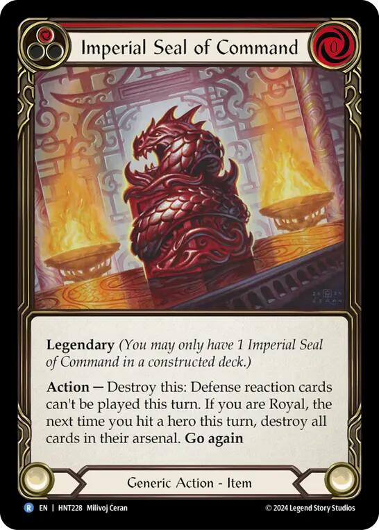 Imperial Seal of Command [HNT228] (The Hunted) | Card Merchant Takapuna