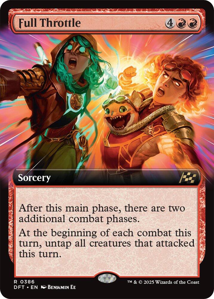 Full Throttle (Extended Art) [Aetherdrift] | Card Merchant Takapuna
