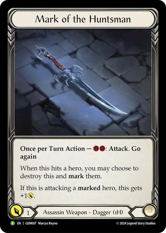 Mark of the Huntsman [GEM007] (GEM Pack 1)  Cold Foil | Card Merchant Takapuna
