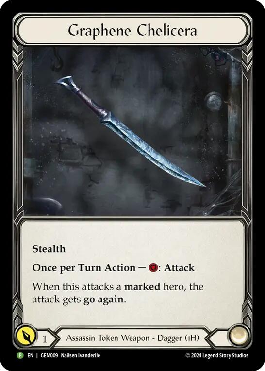 Graphene Chelicera [GEM009] (GEM Pack 1)  Cold Foil | Card Merchant Takapuna