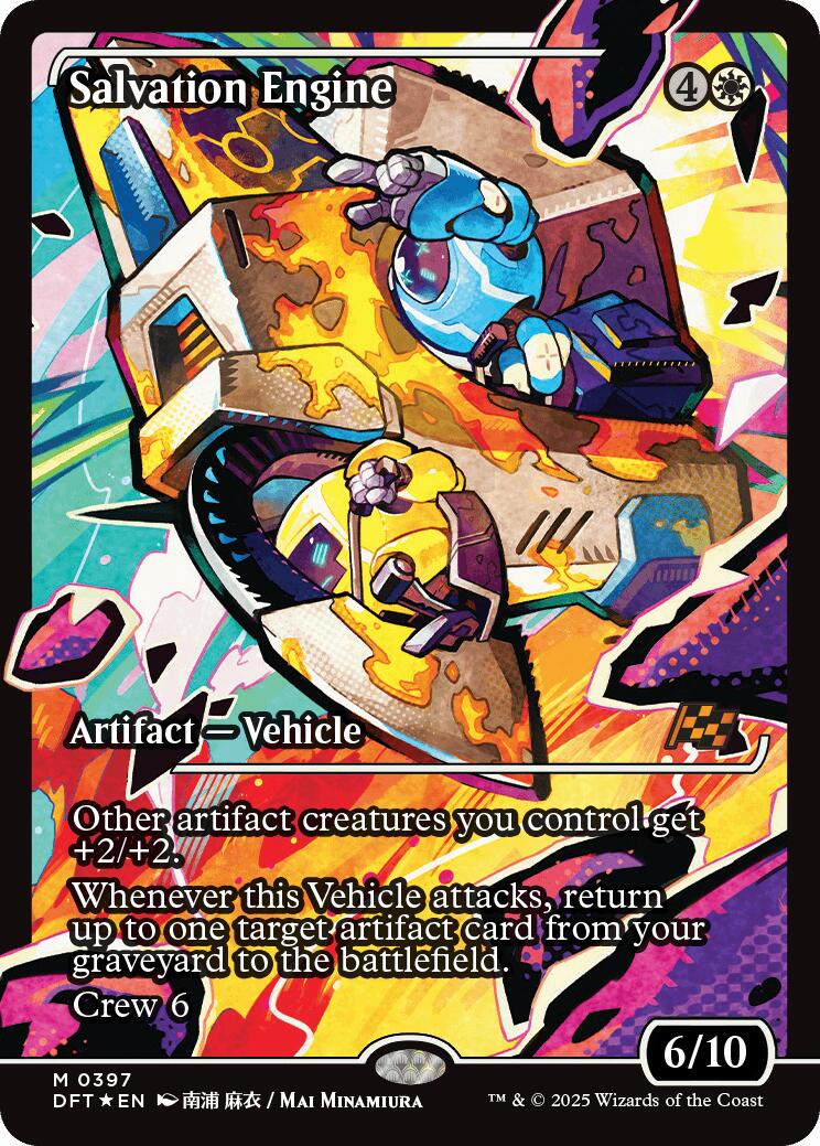 Salvation Engine (Showcase) (Japanese) [Aetherdrift] | Card Merchant Takapuna