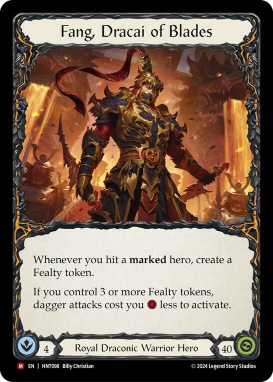 Fang, Dracai of Blades [HNT098] (The Hunted) | Card Merchant Takapuna